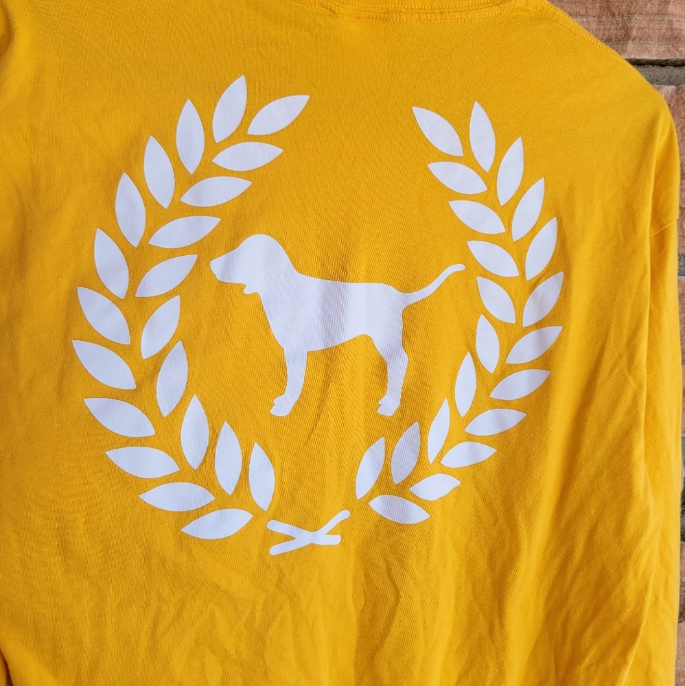 PINK Victoria secret mustard yellow long sleeve